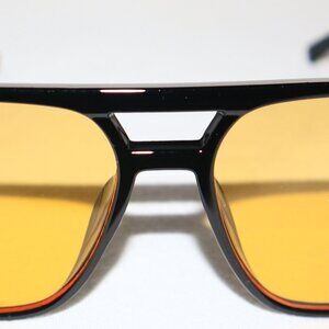 Unisex Yellow Tint Aviator Sunglasses